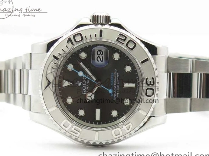 Edition Bracelet SS Yacht-Master Steel Best ARF 116622 SH3135 904L 1:1 Dial Gray on 0515
